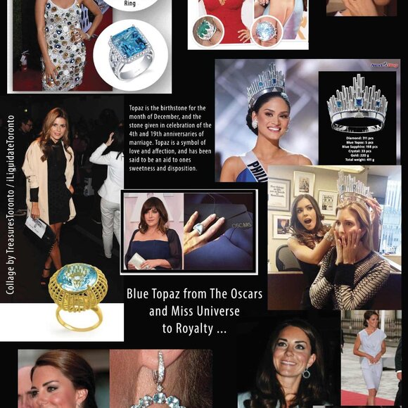 Very Pretty Sky Blue 9.21CT Emerald Cut Topaz - Picture 2 of 2